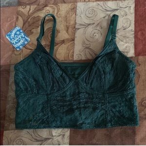 FREE PEOPLE evergreen bralet